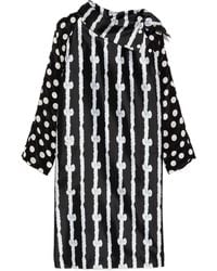 BATSHEVA - Abito Con Stampa Grafica All-Over - Lyst