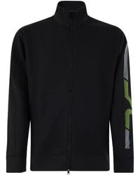 Paul & Shark - Logo-Print Zip-Up Bomber Jacket - Lyst