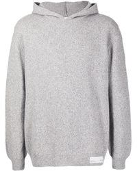 Holzweiler Fine-knit Hooded Jumper - Grey