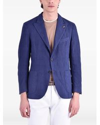Gabriele Pasini - Textured Single Breasted Blazer - Lyst