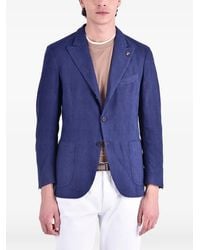 Gabriele Pasini - Textured Single Breasted Blazer - Lyst