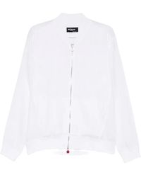 Kiton - Linen Bomber Jacket - Lyst