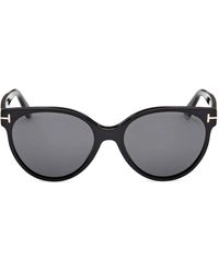 Tom Ford - Round-Frame Sunglasses - Lyst