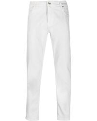 Eleventy - Mid-Rise Straight-Leg Trousers - Lyst