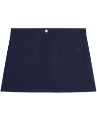 Courreges - Minifalda con aplique del logo - Lyst