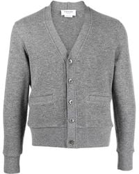 Thom Browne - Waffle-Knit Cashmere Cardigan - Lyst
