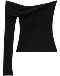 Courreges - Twisted Jersey Top - Lyst