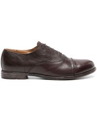 Moma - Grained-leather Oxford Shoes - Lyst