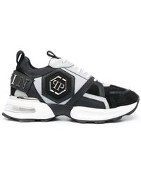 Philipp Plein - Hexagon-logo Low-top Sneakers - Lyst