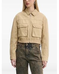 HUGO - Zip-Front Cotton Jacket - Lyst