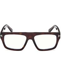 Tom Ford - Brille Mit Eckigem Gestell - Lyst