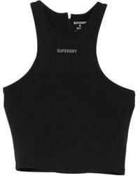 Superdry - Logo-Print Tank Top - Lyst
