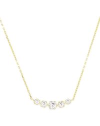 Dinny Hall - 14Kt Elyhara Diamond Scoop Necklace - Lyst