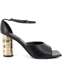 Givenchy - Tape-Heel Leather Sandals - Lyst