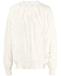 Jil Sander - Crew-Neck Ribbed-Knit Wool Jumper - Lyst