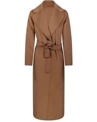 Max Mara - Belted Single-Breasted Coat - Lyst