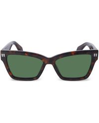Off-White c/o Virgil Abloh - Cincinnati Rectangle-Frame Sunglasses - Lyst