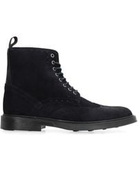 Bruno Magli - Wildlederstiefel mit Budapestermuster - Lyst