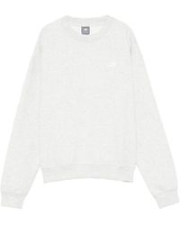 New Balance - Crew-Neck Cotton Sweatshirt - Lyst