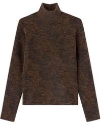 Ganni - Pullover Mit Stehkragen - Lyst