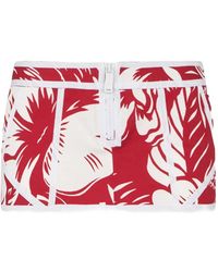 DSquared² - Mini-Rok Met Bloemenprint - Lyst