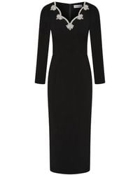 Rebecca Vallance - Harlynn Long Sleeve Midi Dress - Lyst