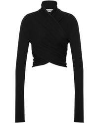 Alberta Ferretti - Virgin-Wool Jumper - Lyst