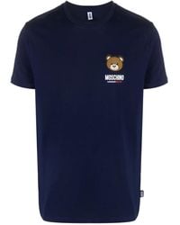 Moschino - T-Shirt mit Logo-Print - Lyst