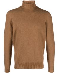 Drumohr - Roll-Neck Lambs Wool Jumper - Lyst