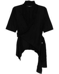 Limi Feu - Gekreukt T-Shirt - Lyst
