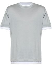 Eleventy - Crew-Neck T-Shirt - Lyst