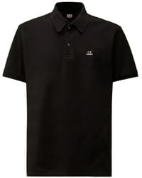 C.P. Company - Short-Sleeve Point-Collar Cotton Polo Shirt - Lyst