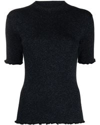 3.1 Phillip Lim - Cut-Out Ribbed Knit Top - Lyst