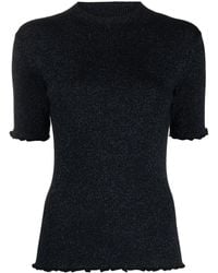 3.1 Phillip Lim - Cut-Out Ribbed Knit Top - Lyst