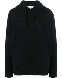 JW Anderson - Logo-embroidered Cotton Hoodie - Lyst