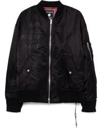 MASTERMIND WORLD - Zip-Up Bomber Jacket - Lyst