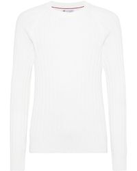 Brunello Cucinelli - Long Sleeves Sweater - Lyst