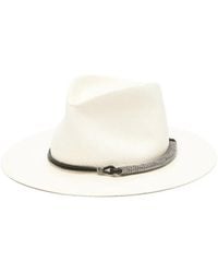 Brunello Cucinelli - Fedora Hat - Lyst