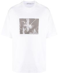 Calvin Klein - Logo-print Short-sleeve T-shirt - Lyst