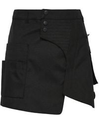 BONBOM - Carpenter-Pocket Mini Skirt - Lyst