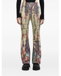 VIVAMUS - Earth Tie-Dye Flared Trousers - Lyst