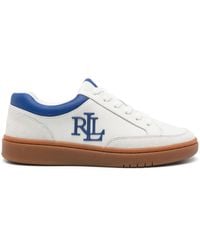 Ralph Lauren - Sneakers Mit Logo-Prägung - Lyst