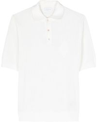 Ballantyne - Open-knit Cotton Polo Shirt - Lyst