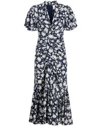 Cinq À Sept - Peeta Floral-print Midi Dress - Lyst
