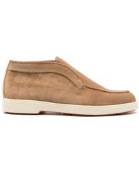 Santoni - Suede Boots - Lyst