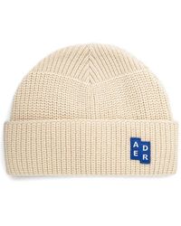 Adererror - Ribbed-Knit Logo Beanie - Lyst