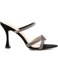 Lola Cruz - Embellished Knotted Sandals - Lyst