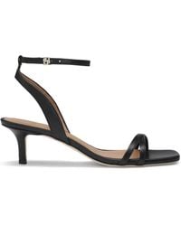 BOSS - Strappy Leather Sandals - Lyst