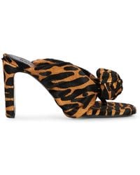 ROTATE BIRGER CHRISTENSEN - Mules À Imprimé Tigre Et Détail Noué - Lyst