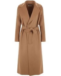 Max Mara - Poldo Wool Wrap Coat - Lyst
